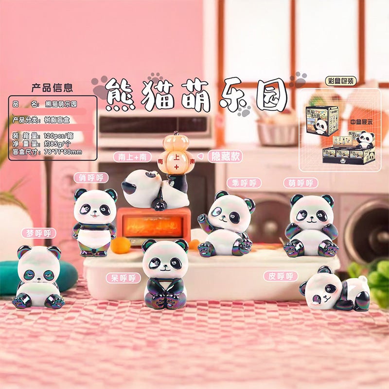 Cute Cute Pet Small Ornaments Panda Cute Paradise Blind Box Creative Desktop Decorations To Send Friends Gifts - Image 2